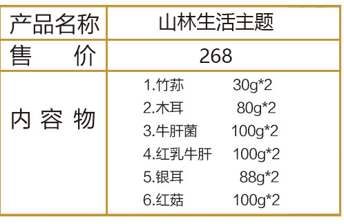 山林生活主题